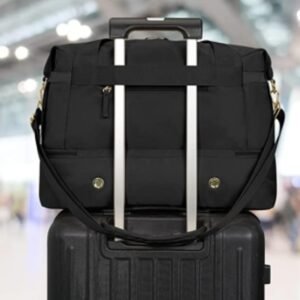 Travel Duffel Bag Sports Gym Bag For Girls Teen Birthday Gifts, Personal Item Weekender Bag Carry On Tote Bags For Women Men,Waterproof Overnight Luggage Bag With Trolley Sleeve